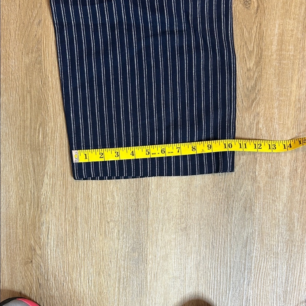Point Sur Navy Striped Wide Leg Women's Pants size 4 - Picture 9 of 11